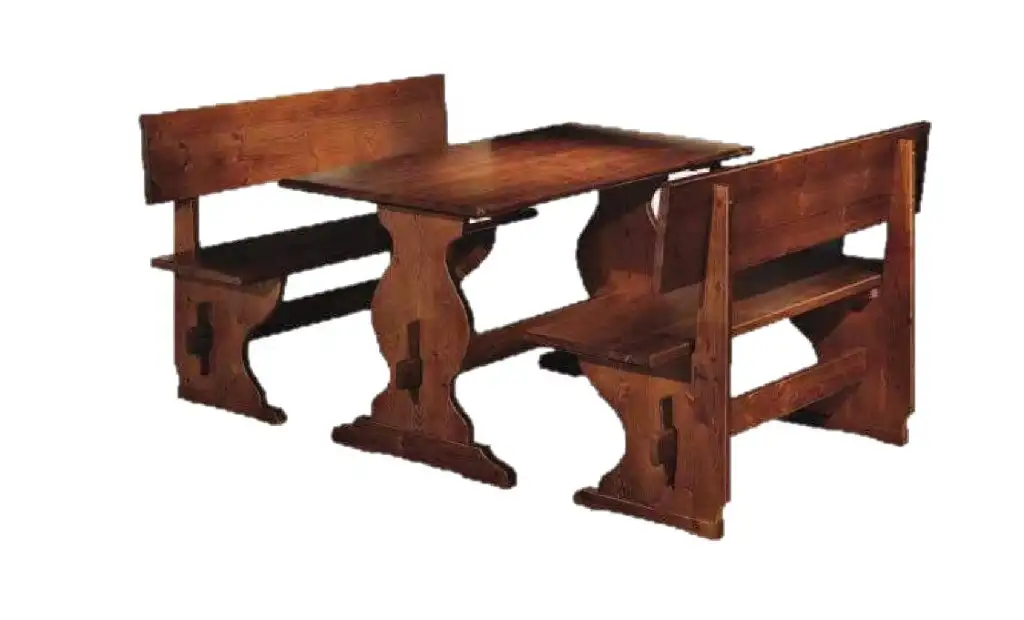 Set Frattino in legno massello stile rustico 