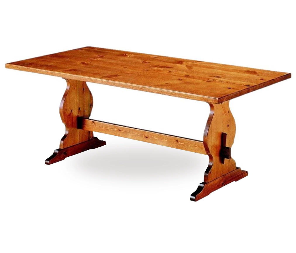 Tavolo Fratino legno massello pino L180