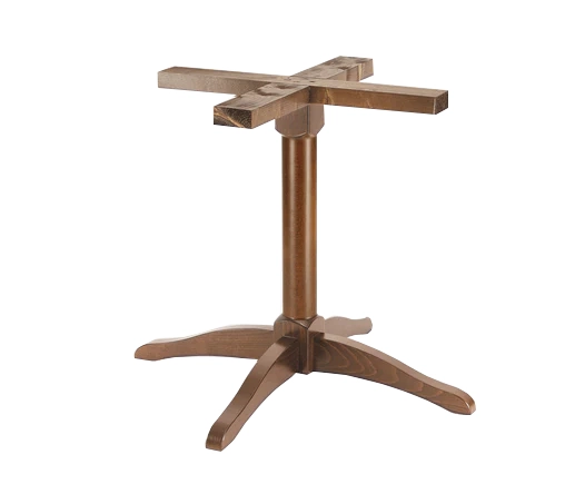 Base centrale tonda XL in legno massello 