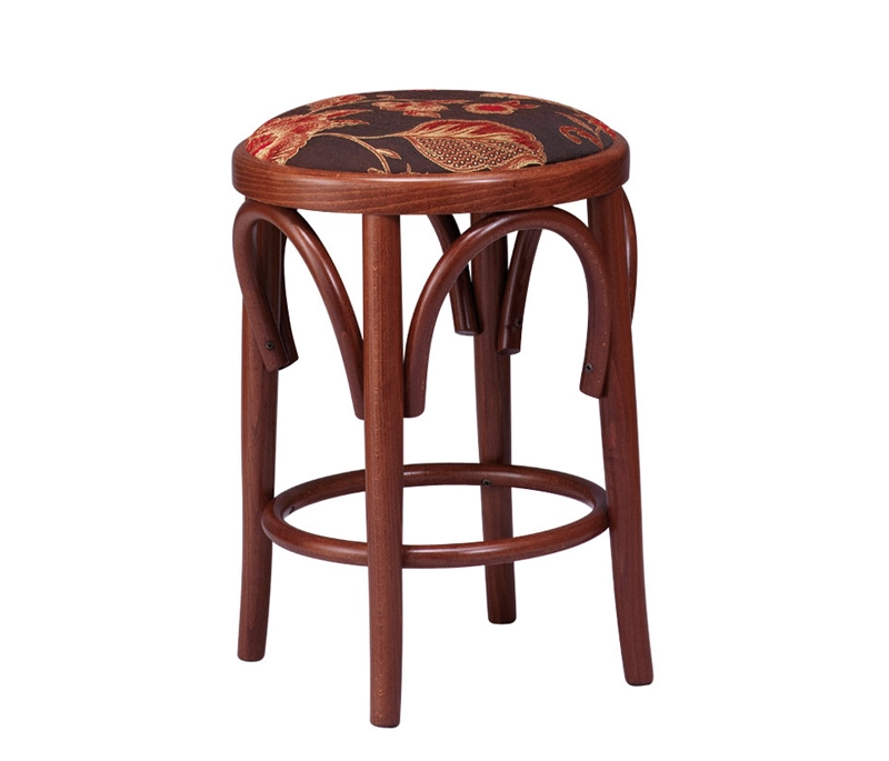Sgabello Thonet basso imbottito vari colori