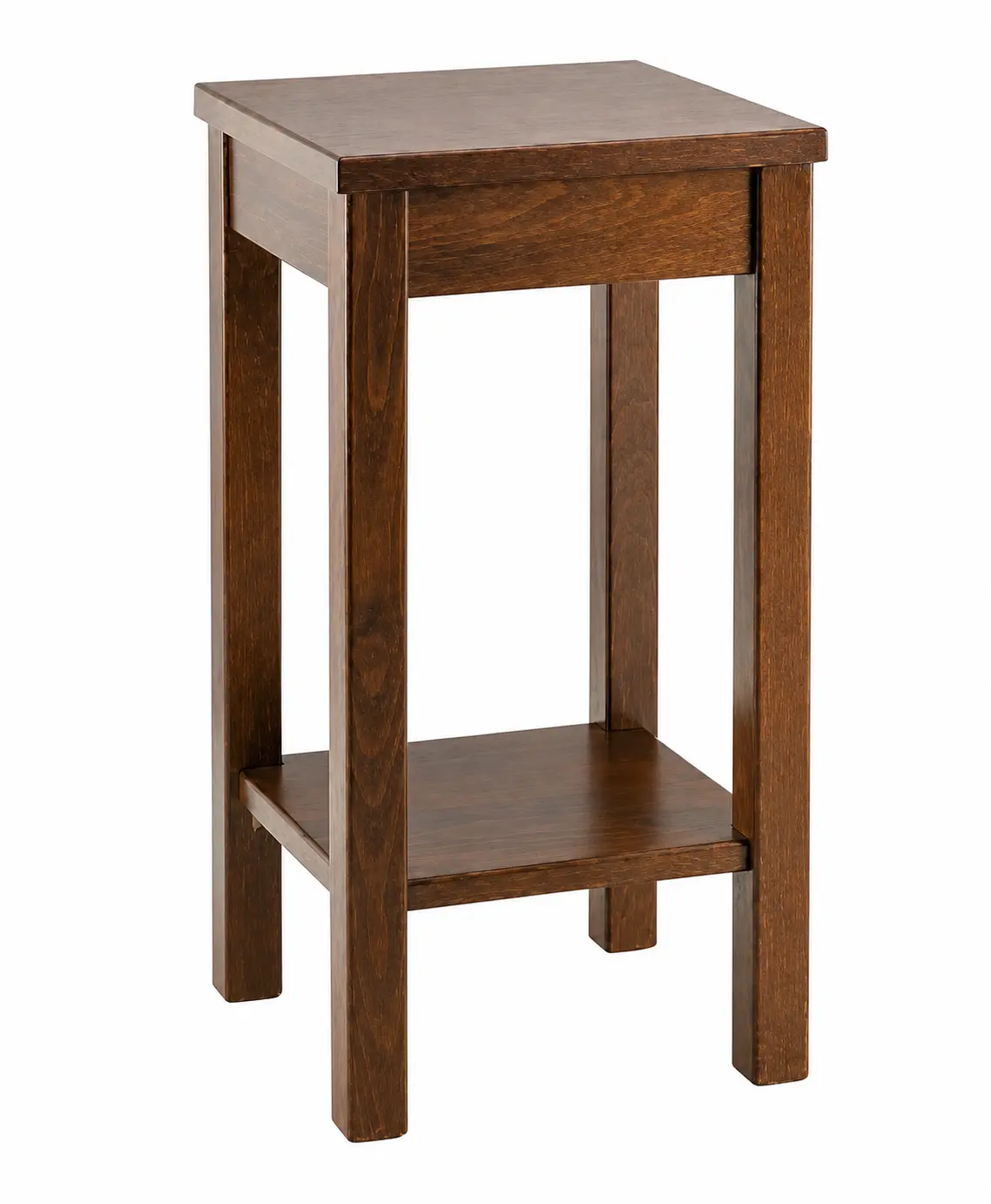 Gheridon quadrato in legno