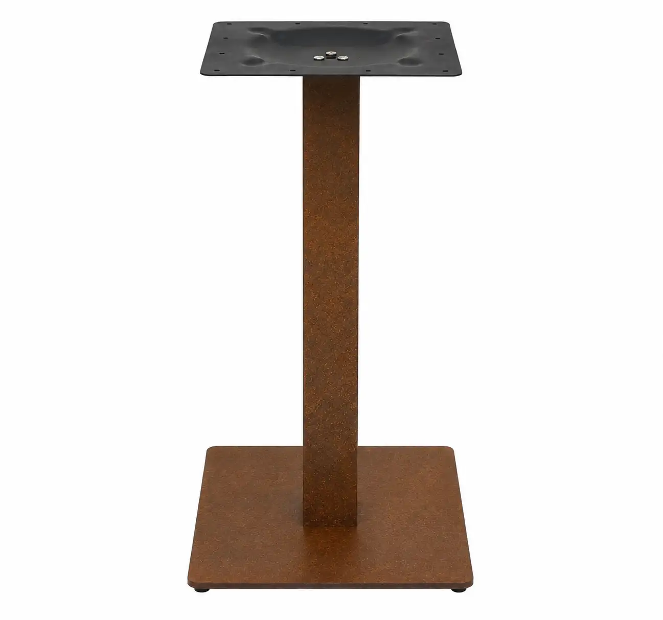 Base metallo cm 45x45 ruggine
