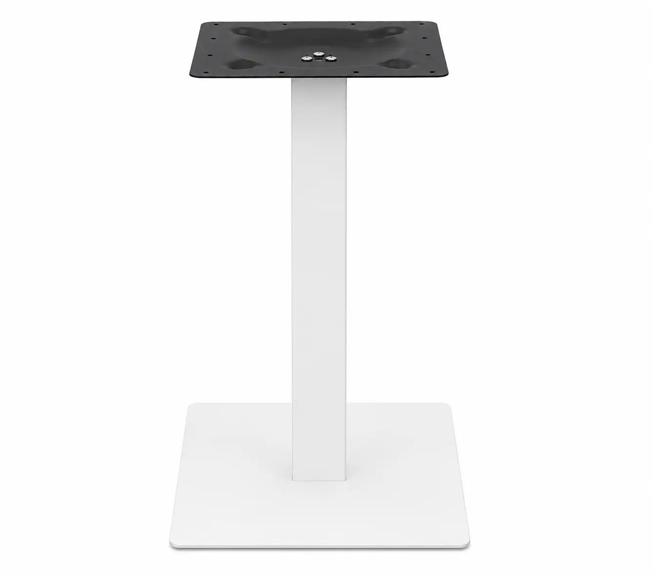 Base metallo cm 45x45 bianca