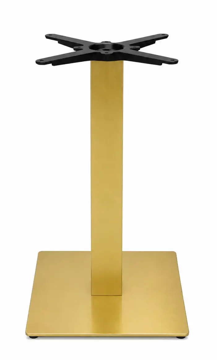 Base metallo cm 45x45 oro