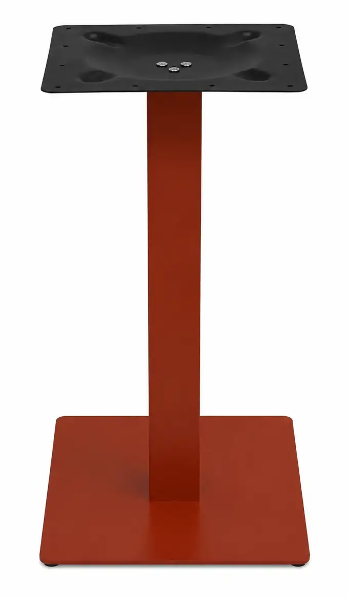 Base metallo cm 45x45 rossa