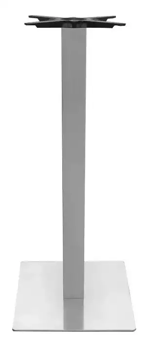Base acciaio inox cm 45x45 alta107