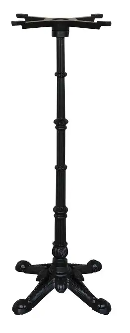 Base metallo bistrot 4 piedi alta 107