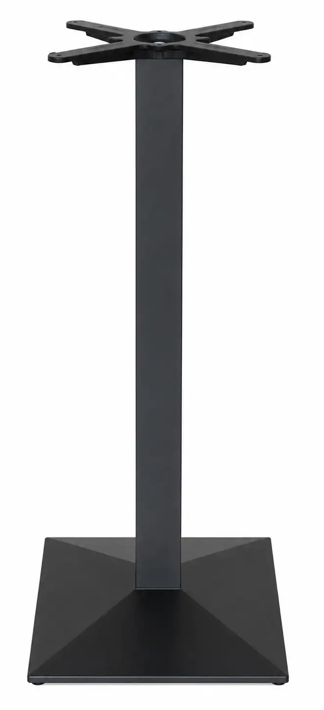 Base metallo piramide cm 43x43 alta 107