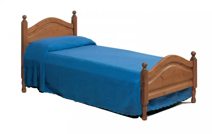 Letto singolo tornito 