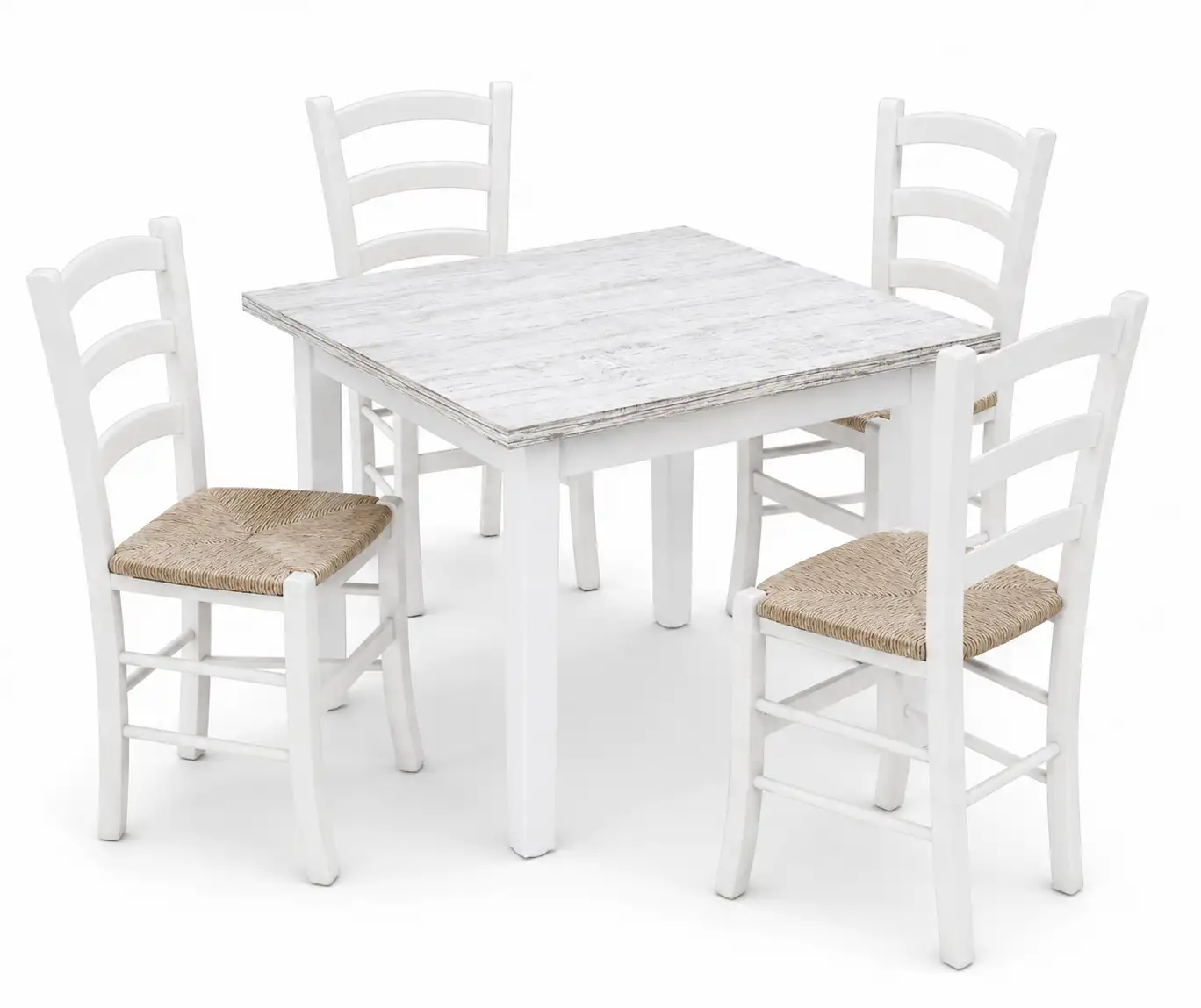 Set Lucca tavolo con 4 sedie 