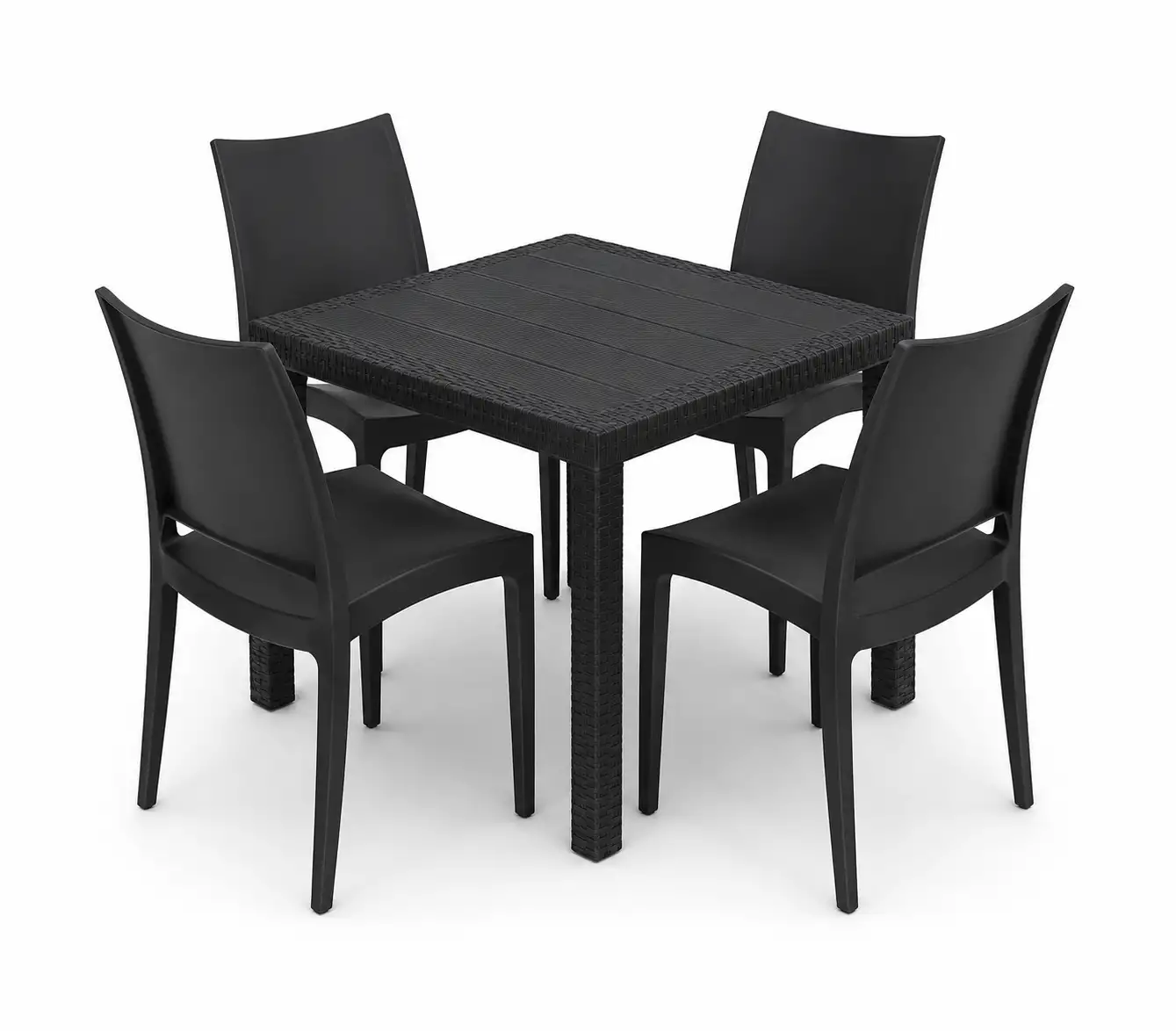 Set Avellino tavolo con 4 sedie per esterno 