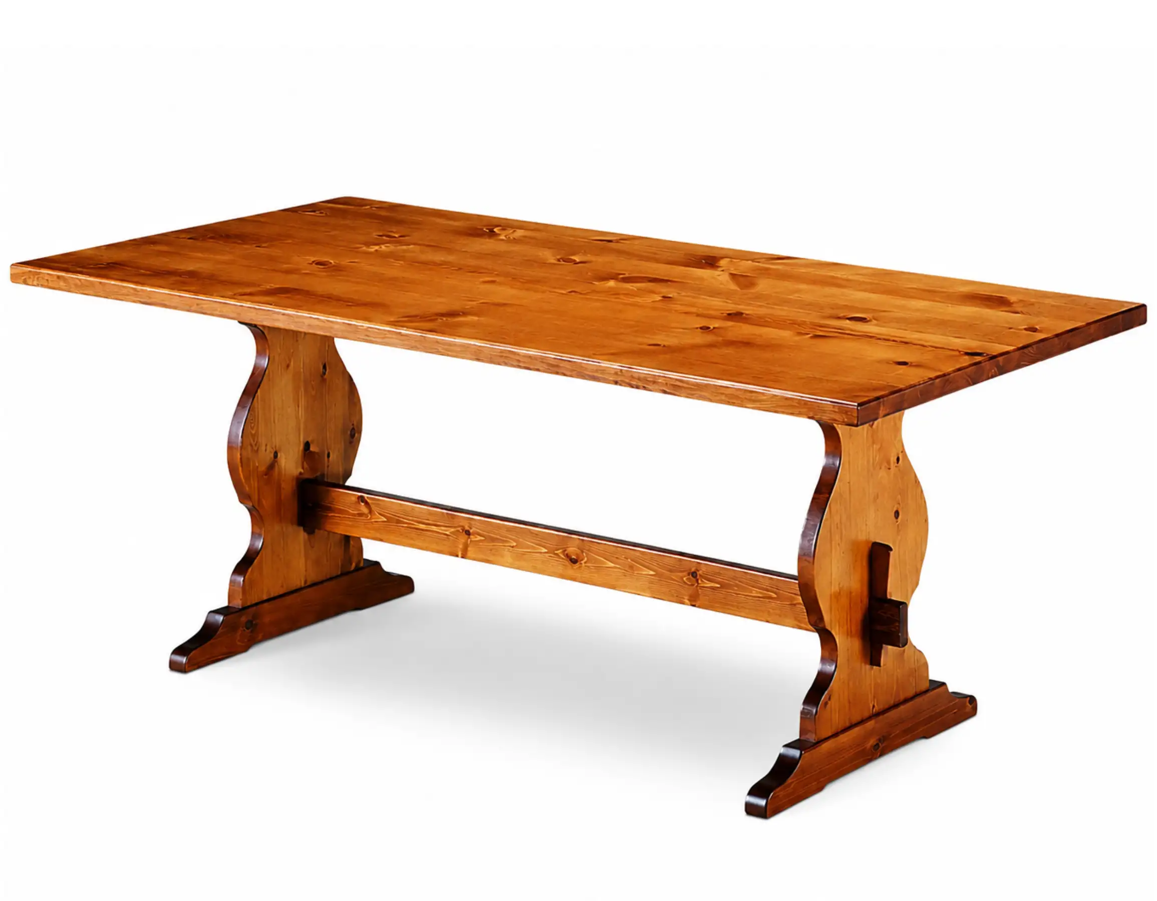 Tavolo Fratino legno massello pino L180