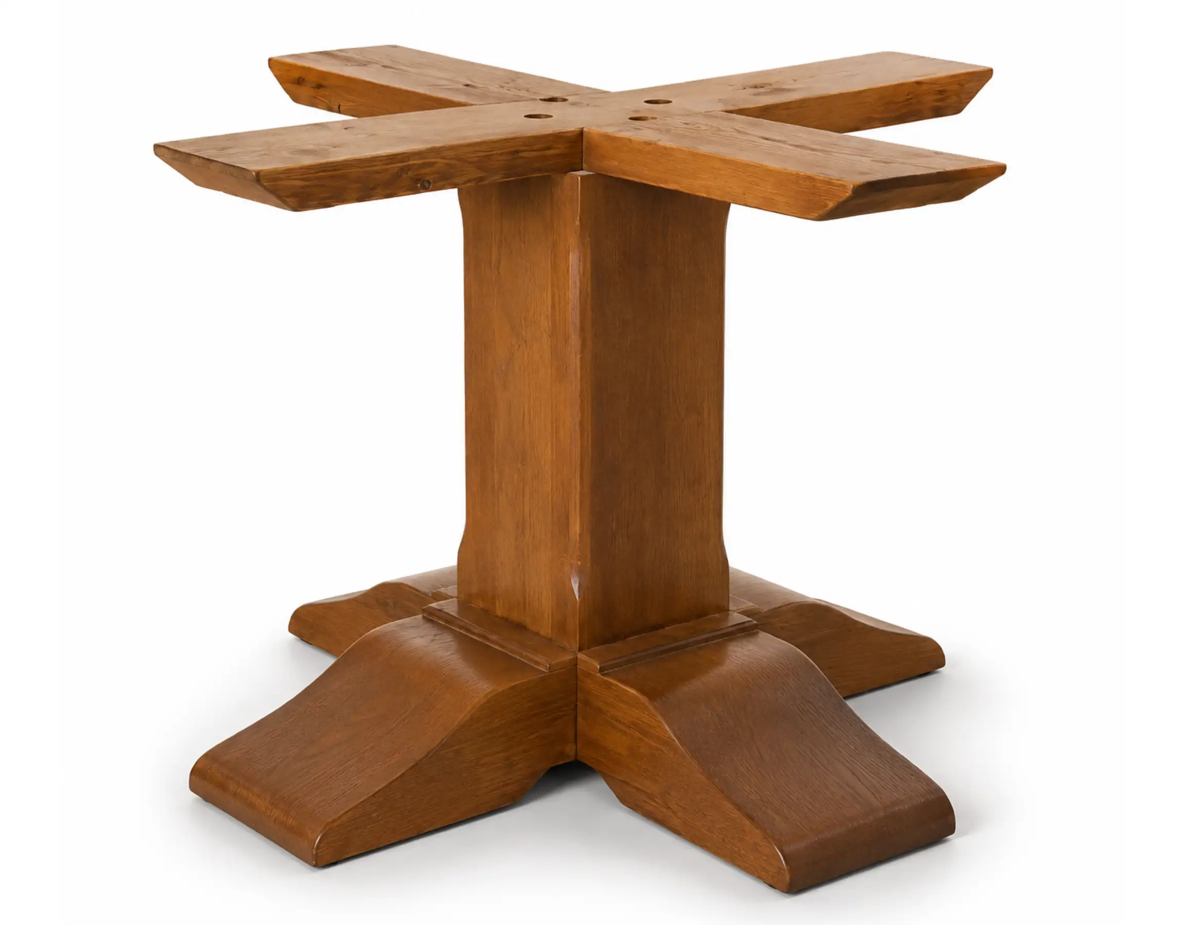 Base centrale liscia BIG in legno massello 
