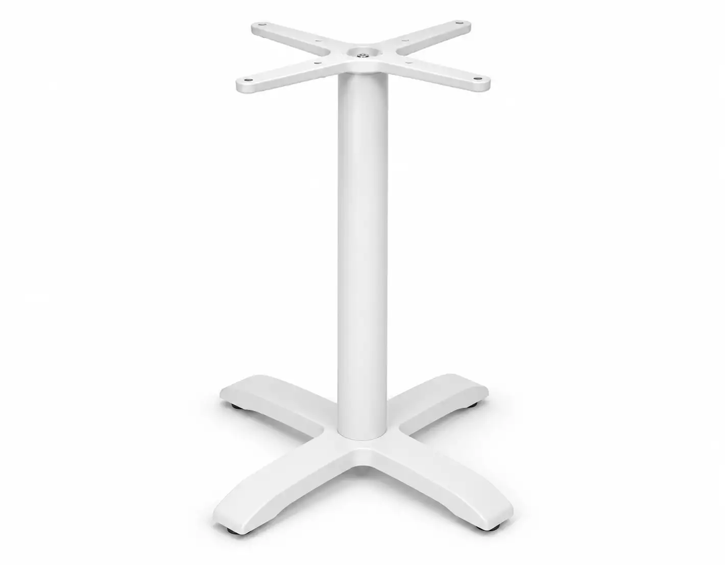Base Firenze metallo cm 54x54 bianca per esterno