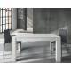 Anteprima foto (2/2) tavolo moderno contemporaneo allungabile in rovere spazzolato colore bianco
