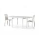 Anteprima foto (2/3) tavolo allungabile moderno contemporaneo colore bianco cm 120(240)x90