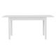 Anteprima foto (4/4) tavolo moderno contemporaneo allungabile color bianco frassinato 140(200)x90 cm
