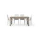 Anteprima foto tavolo moderno contemporaneo allungabile in color rovere grigio cm 160(332)x90
