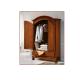 Anteprima foto (4/6) armadio classico in legno 2 ante 2 cassetti con cornice curva