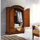 Anteprima foto (6/6) armadio classico in legno 2 ante 2 cassetti con cornice curva