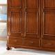 Anteprima foto (3/6) armadio in legno 3 porte 3 cassetti per arredamenti in stile classico