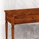 Anteprima foto (3/6) consolle in legno 1 cassetto intarsiata con gambe a spillo stile classico