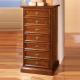 Anteprima foto (4/5) settimanale in legno con 7 cassetti per arredi privati o contract design stile classico arte povera