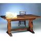 Anteprima foto tavolo in legno toulipier allungabile da 160cm con gambe fratino in stile classico arte povera