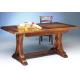 Anteprima foto tavolo allungabile per arredamenti in stile classico rustico in legno toulipier da 160 cm