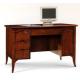 Anteprima foto (4/5) scrivanie in legno 1 porta 3 cassetti con gambe a sciabola per arredi camere da letto casa hotel albergo stile classico