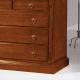 Anteprima foto (3/5) comò in legno con 5 cassetti per arredamenti in stile classico arte povera