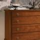 Anteprima foto (4/4) comò per arredi in stile classico in legno 4 cassetti piedi a cipolla