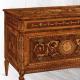 Anteprima foto (3/3) comò per arredamento classico in legno 3 cassetti intarsiato