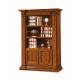 Anteprima foto (5/5) libreria classica in legno 2 ante 3 ripiani