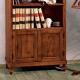 Anteprima foto (3/6) libreria classica in legno con 2 ante 2 ripiani