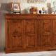 Anteprima foto (2/3) credenza in legno 4 porte 2 cassetti in stile classico arte povera