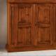 Anteprima foto (3/3) credenza in legno 4 porte 2 cassetti in stile classico arte povera