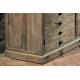 Anteprima foto (3/5) credenza in pino vecchio con 6 cassetti e 2 ante per arredi in stile rustico