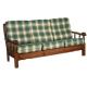 Anteprima foto divano 3 posti in legno di pino massello stile rustico