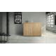 Anteprima foto (2/3) credenza base 2 ante design rustico moderno in legno color rovere