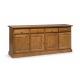 Anteprima foto (2/3) credenza 4 porte 4 cassetti in legno di pino massello