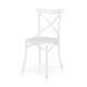 Anteprima foto (2/3) sedie marano croce in polipropilene per arredo ristorante bar pizzeria stile shabby