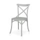 Anteprima foto (1/3) sedie marano croce in polipropilene per arredo ristorante bar pizzeria stile shabby