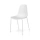 Anteprima foto (3/5) sedie cerignola in polipropilene colori a scelta fra tortora grigio bianco stile moderno