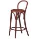 Anteprima foto (1/1) sgabello in legno per arredamento caffetteria bar ristorante in stile thonet viennese con sedtua legno