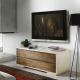 Anteprima foto (7/7) porta tv in legno con 2 cassetti bicolore in stile moderno contemporaneo