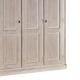 Anteprima foto (5/6) armadio 3 ante in abete bianco spazzolato stile country shabby provenzale