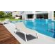 Anteprima foto (1/1) lettini prendisole per arredo piscine stabilimenti balneari lidi in polipropilene e batyline