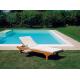 Anteprima foto (3/3) lettino con tavolino estraibile in legno di teak per arredamento piscine terrazze giardini