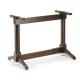Anteprima foto (1/1) basi tavolo in legno a doppia colonna in stile rustico country shabby ideale per arredo bar pub birreria